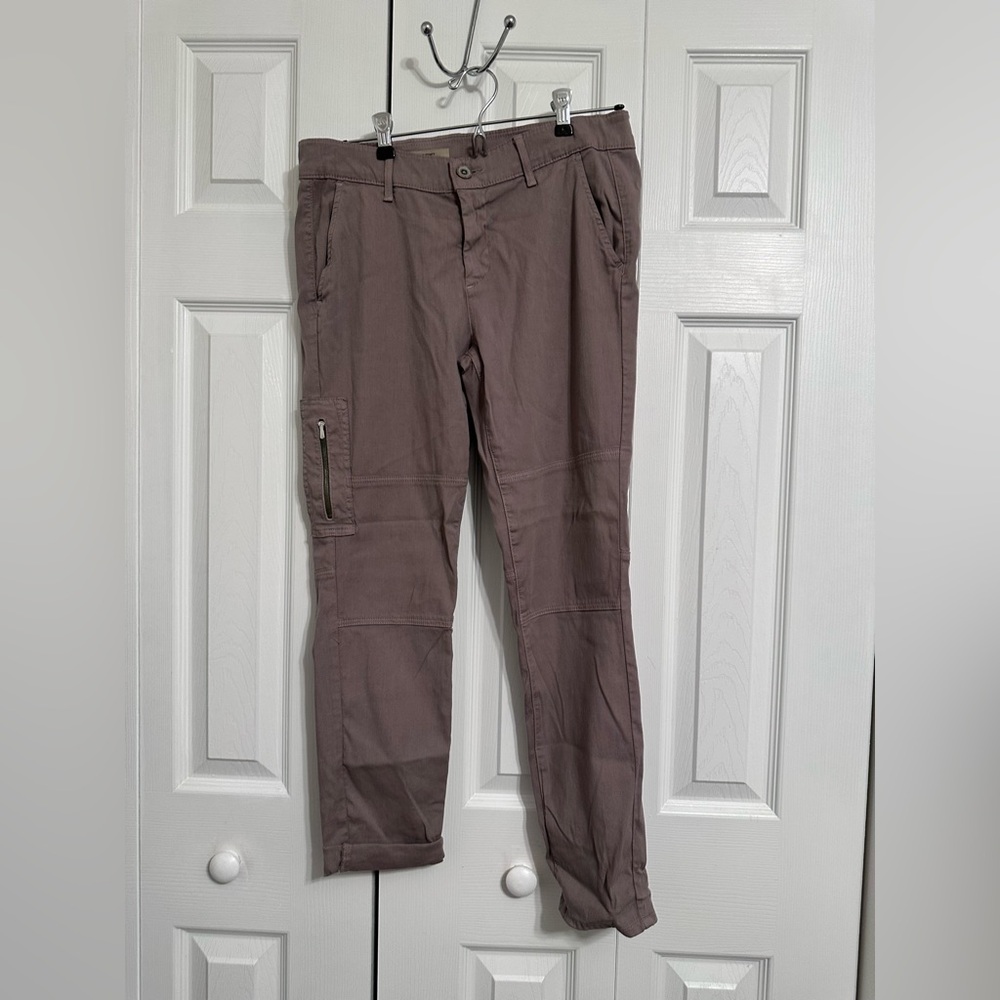 AG Adriano Goldschmied tan Tailored Trousers Designer